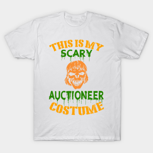 This Is My Scary Auctioneer Costume T-Shirt-TOZ